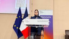 إيمان حميد تشارك في فعالية اليوم العالمي للمرأة بوزارة الخارجية الفرنسية في باريس